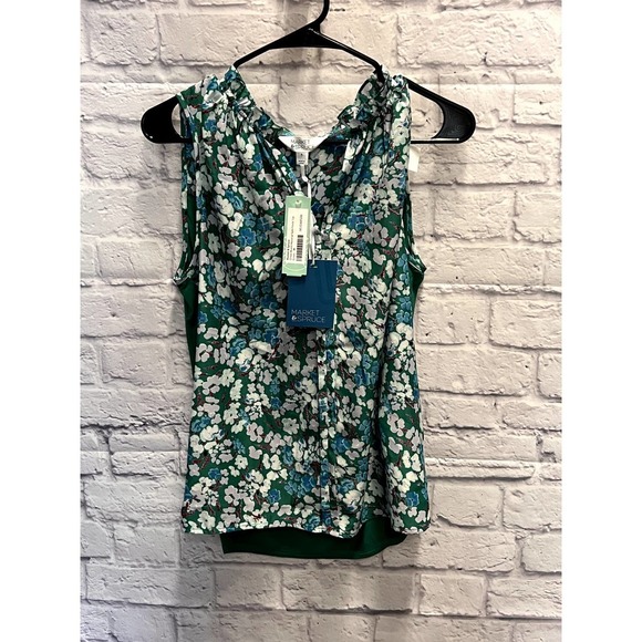 Market & Spruce Tops - Market & Spruce Floral Tank